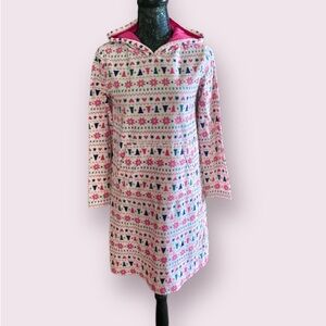 Cat & Jack Christmas Hoodie Fleece Nightgown